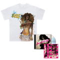 Tyla Signed A*POP CD and Sketch Tee Fan Pack