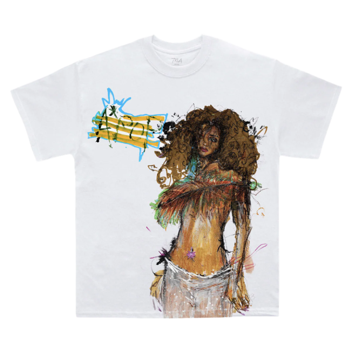 Tyla Signed A*POP CD and Sketch Tee Fan Pack